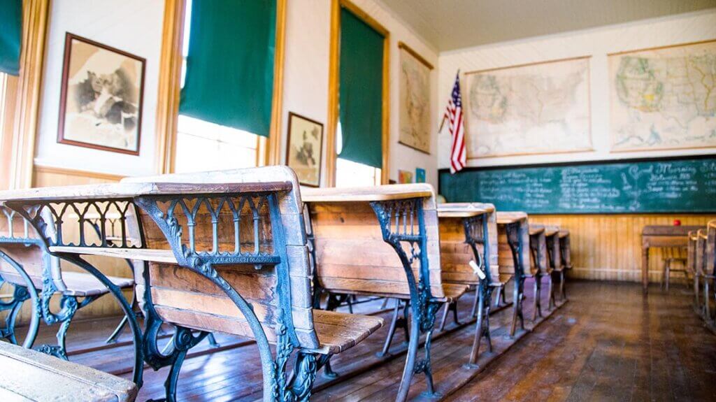 inside fourth ward school museum