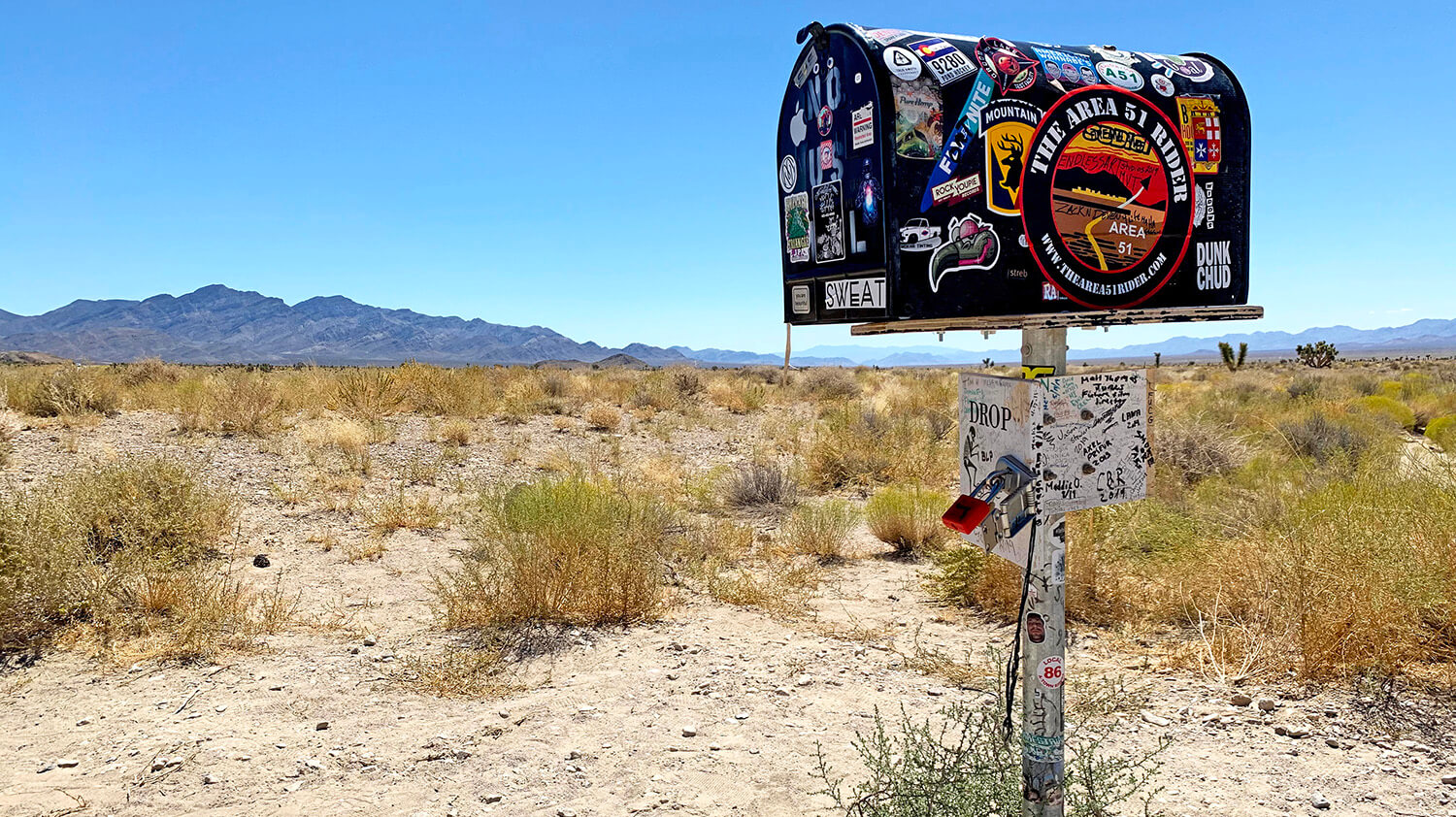 The Black Mailbox | What is the Black Mailbox? | Alamo, Nevada