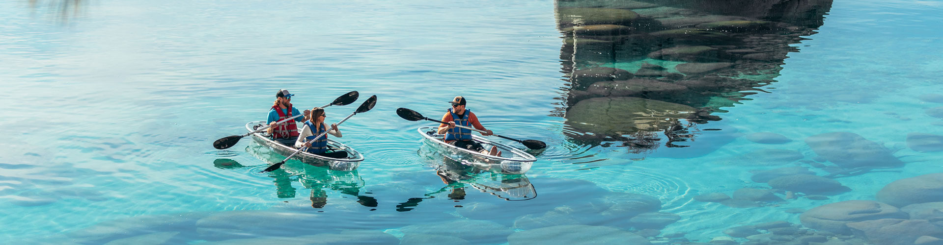 clear kayaks on lake tahoe with clearly tahoe nevada