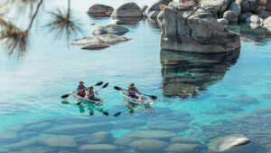 clear kayaks on lake tahoe with clearly tahoe nevada
