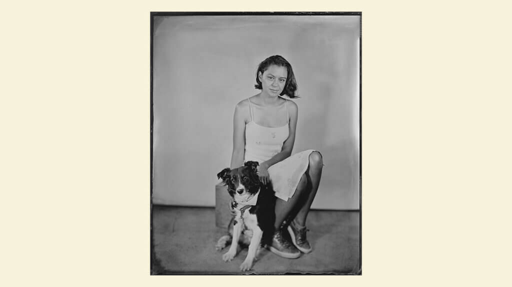 Fotografía de Myron Hensel: retrato en ferrotipo en Las Vegas, Nevada