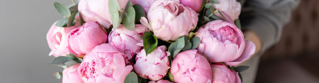 bouquet of peonies
