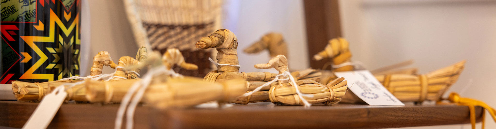 tule duck decoys at stewart indian school cultural center and museum in carson city nevada