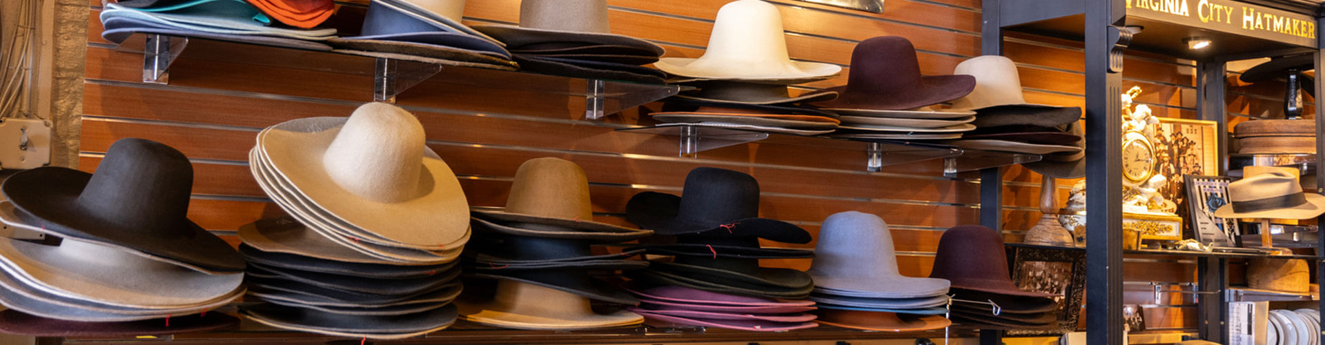 custom hats inside virginia city hatmaker in virginia city nevada