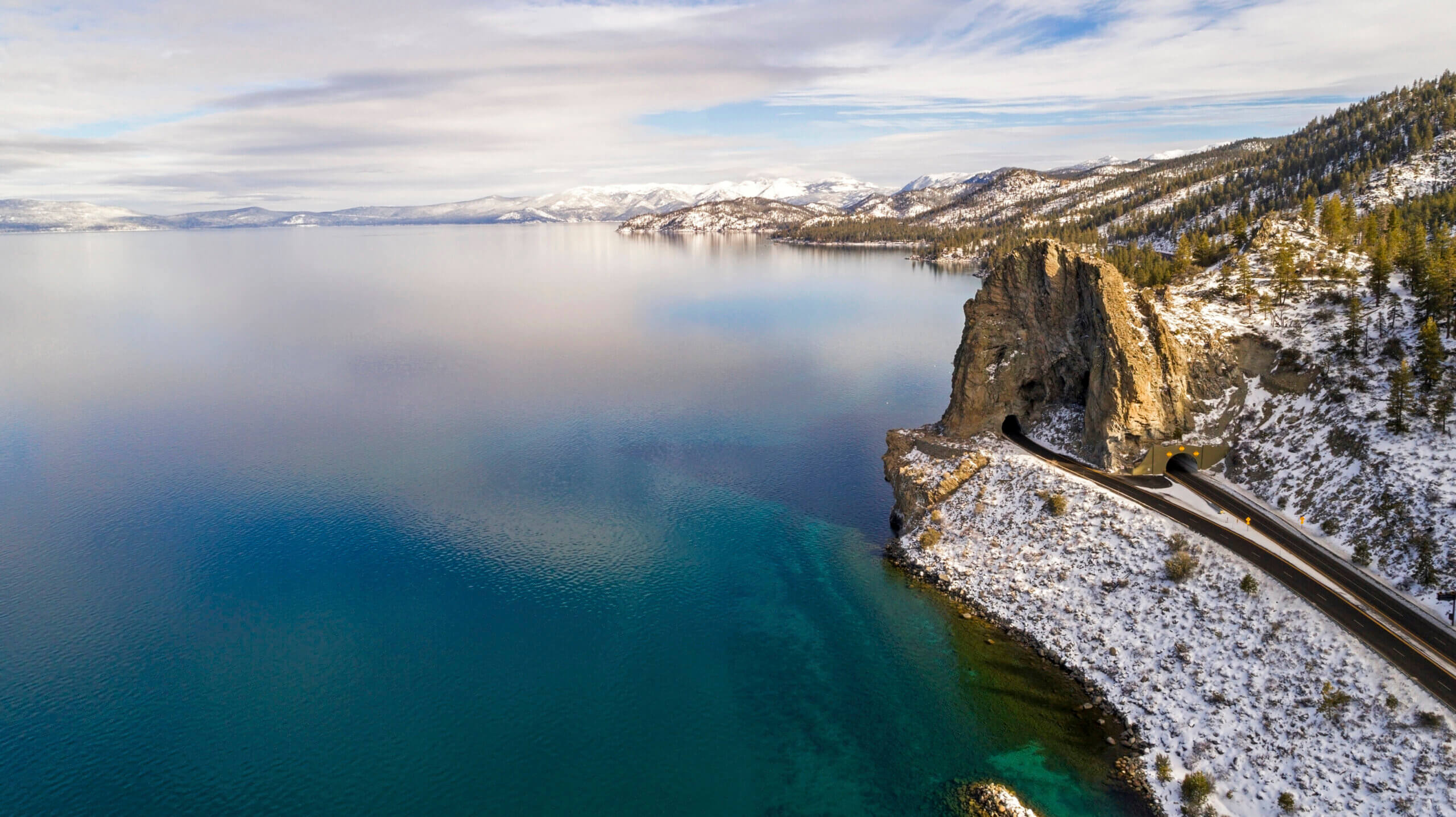 cave rock in lake tahoe