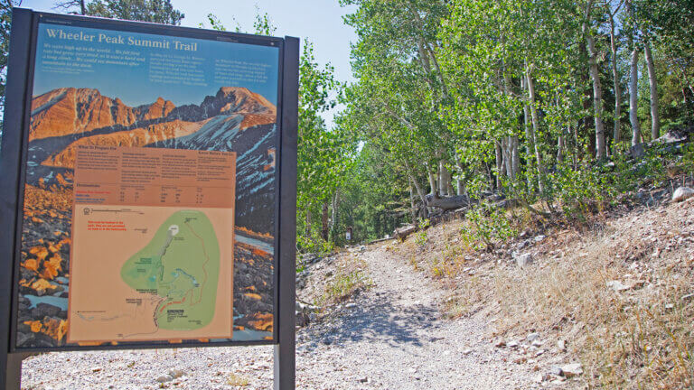 hikers trail map