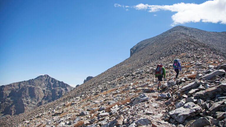 hikers in nevada