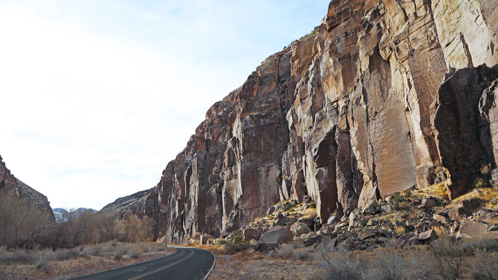 canyon walls inside of red rock 