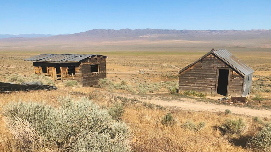 buildings at seven troughs ghost town