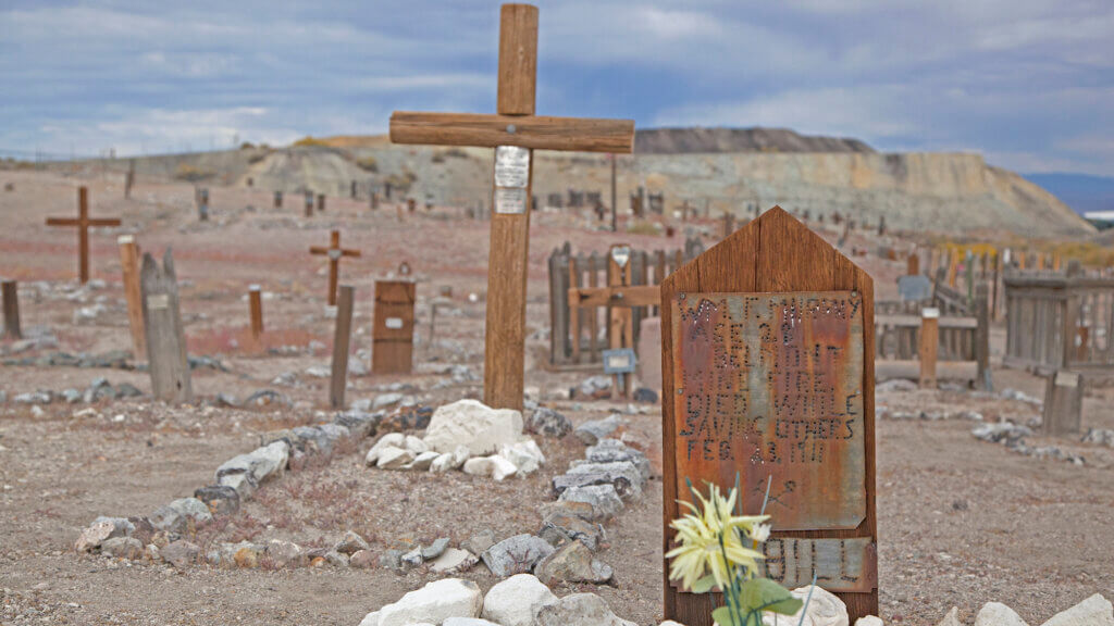 Historic tonopah cemetery