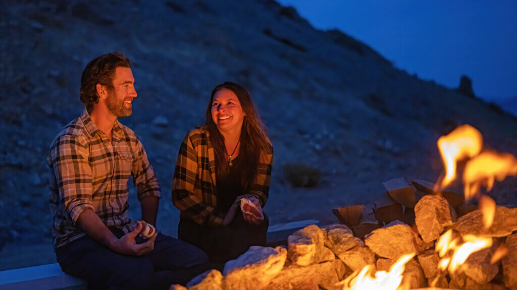 Campfire at Walker Lake