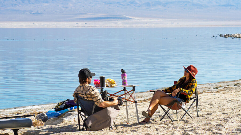 Walker Lake beach day