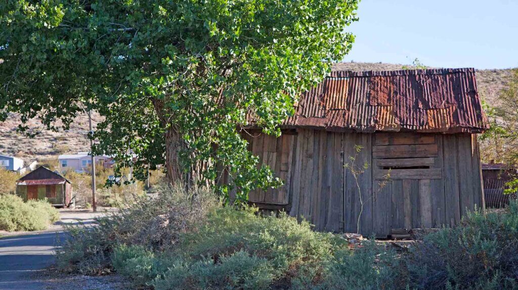 building at goodsprings ghost town