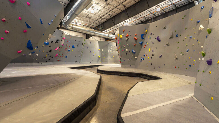 rock climbing walls