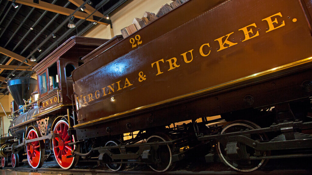 train at nevada state railroad museum in carson city