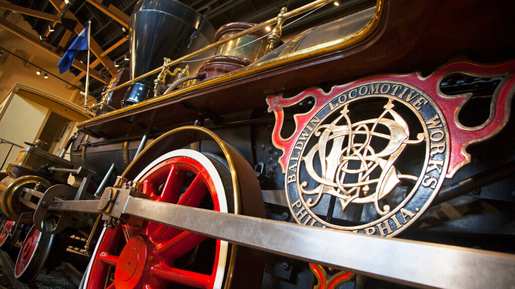 locomotive at nevada state railroad museum in carson city