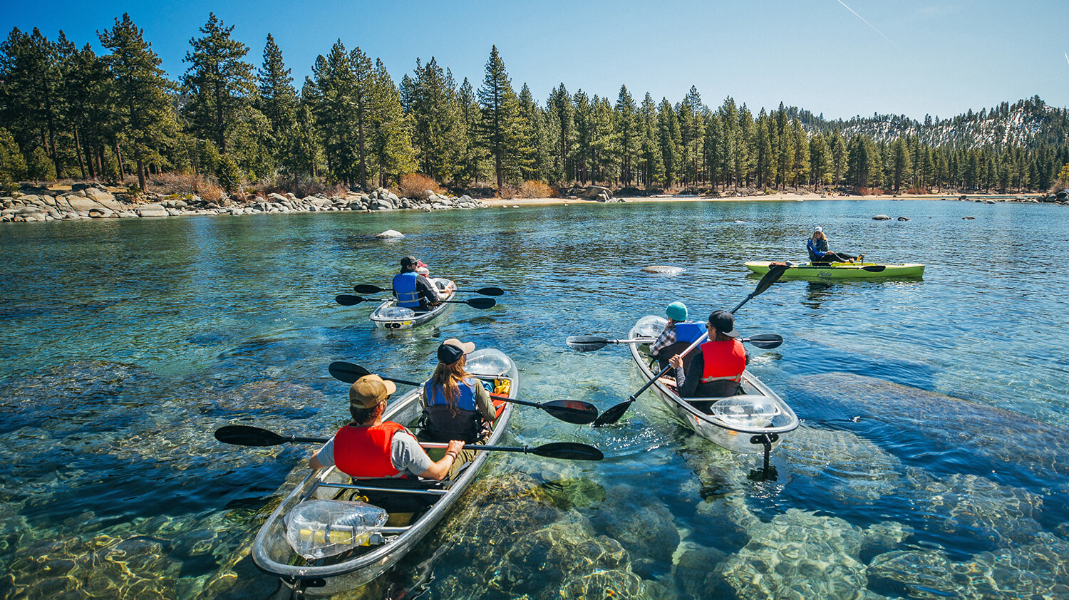 kayak tour lake tahoe