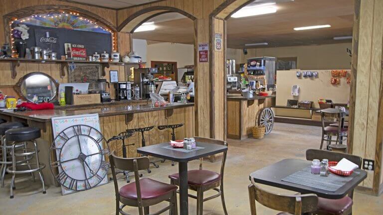 dining area at the empire store