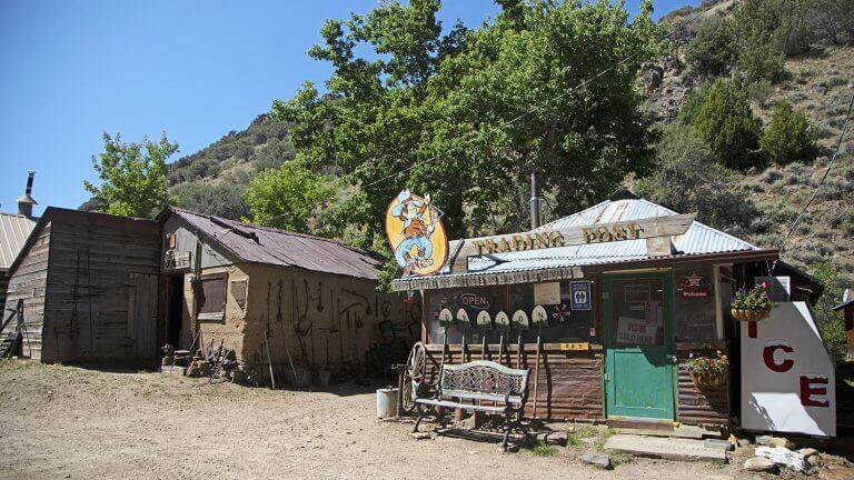 trading post at the historic jarbidge jail