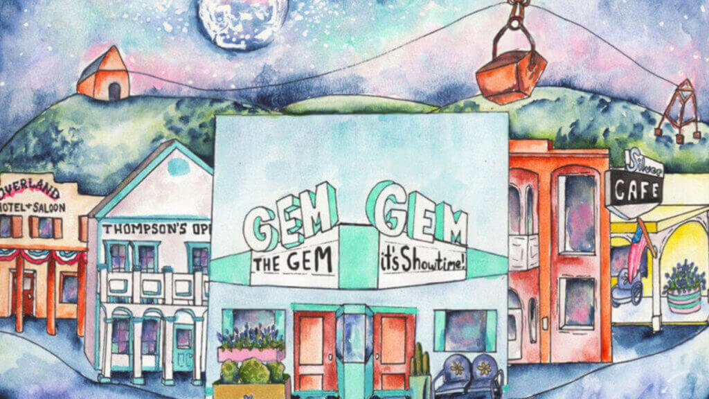artistic rendition of the historic gem theater