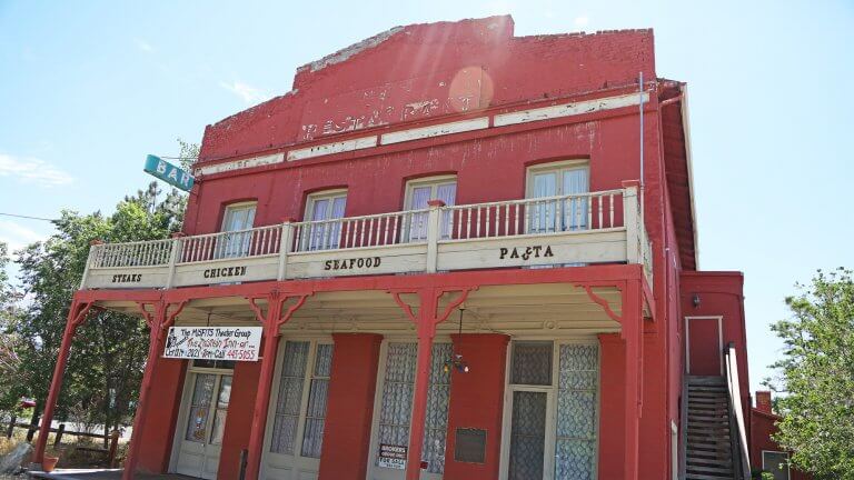 red restaurant in historic downtown dayton