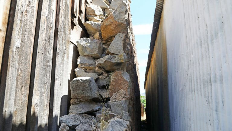 rock structure at dayton state park