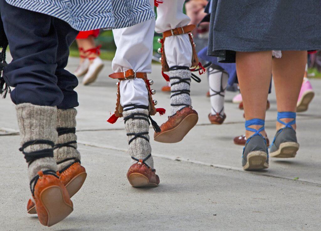 people at the national basque festival