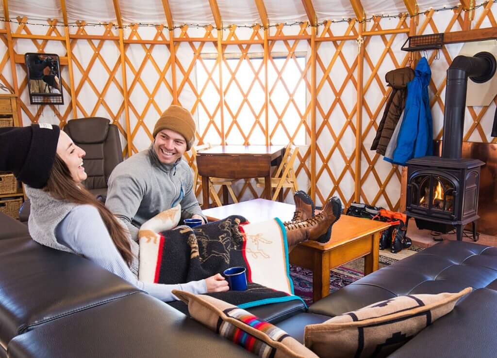 Yurt lodging