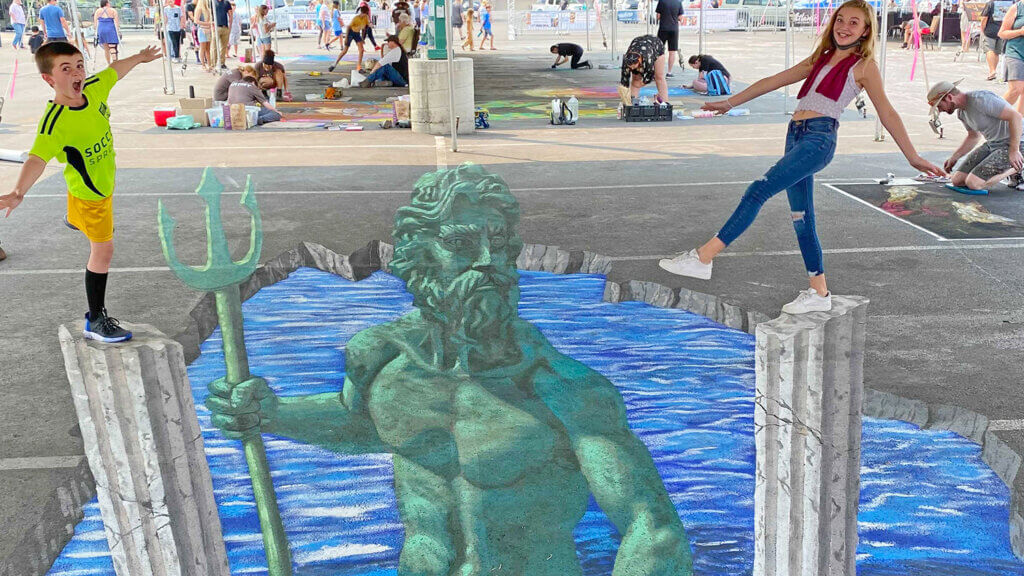 Reno Chalk Art & Music Festival Atlantis Reno Nevada Art Events