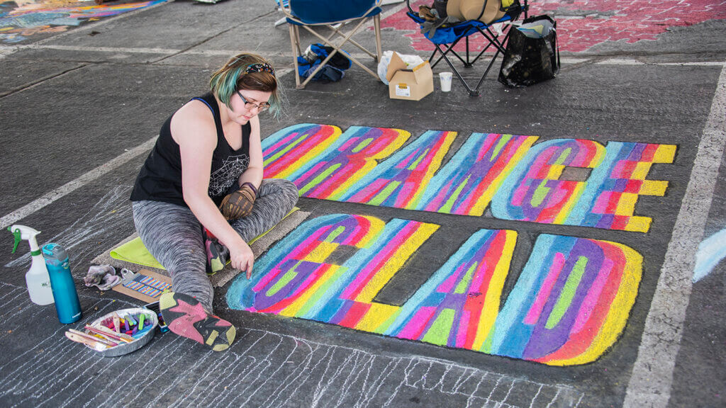 Reno Chalk Art & Music Festival Atlantis Reno Nevada Art Events