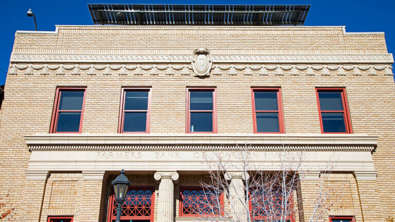 building at minden historic district