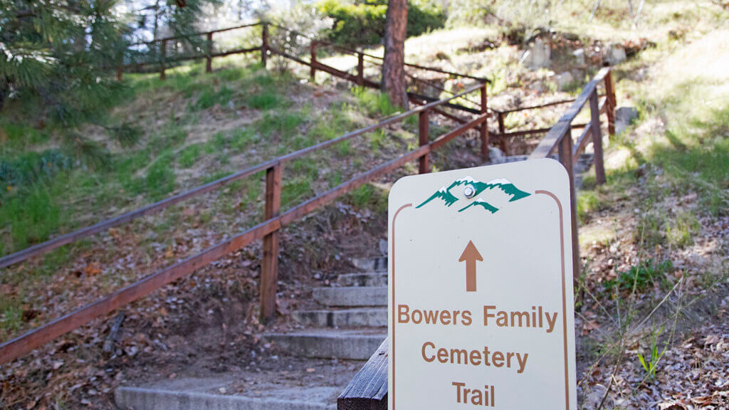bowers family cemetery trail