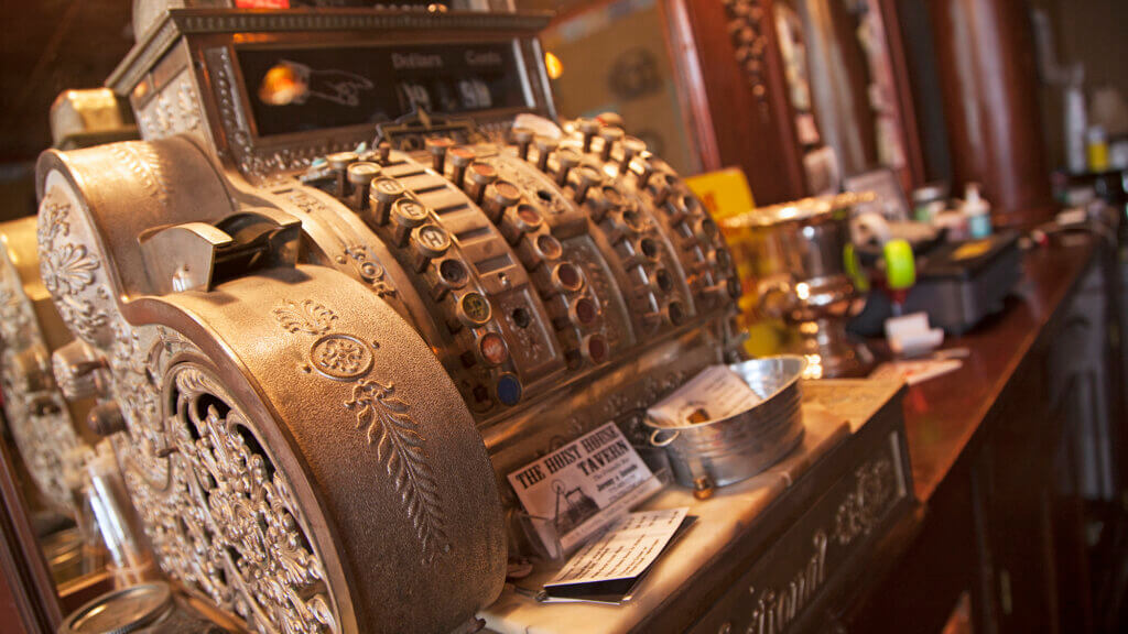 old fashion cash register