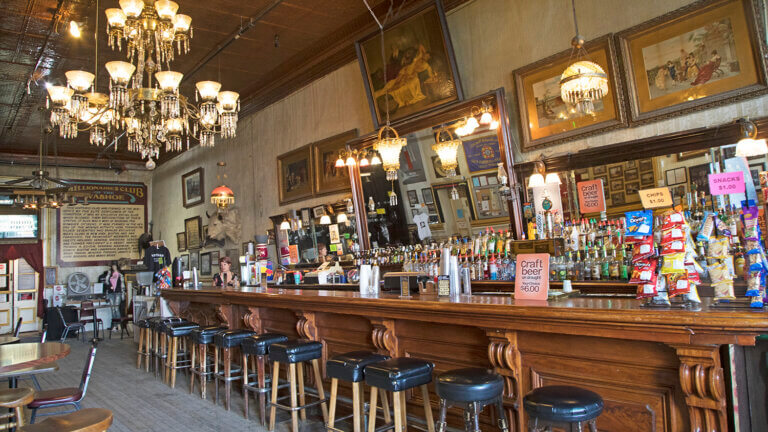 bar at Old washoe club