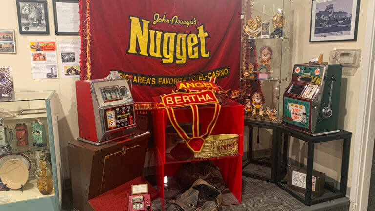 old gambling machines at sparks museum