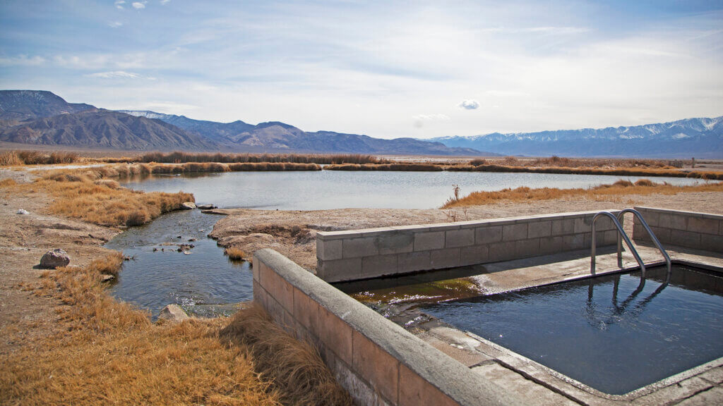 fish lake valley hot springs near dyer nevada