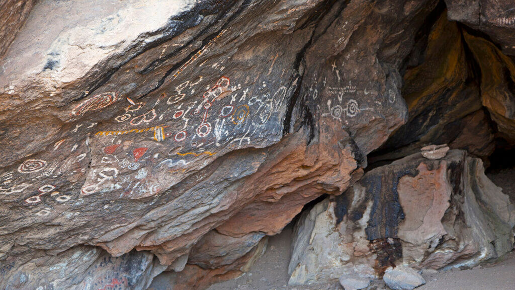 Toquima Cave pictographs