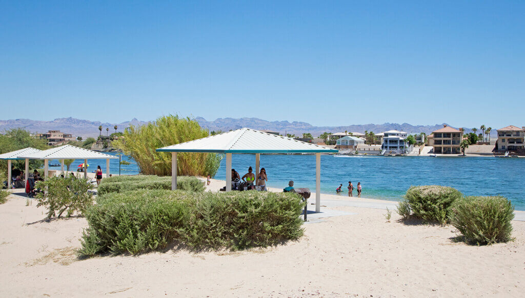 water front at big bend of the colorado river