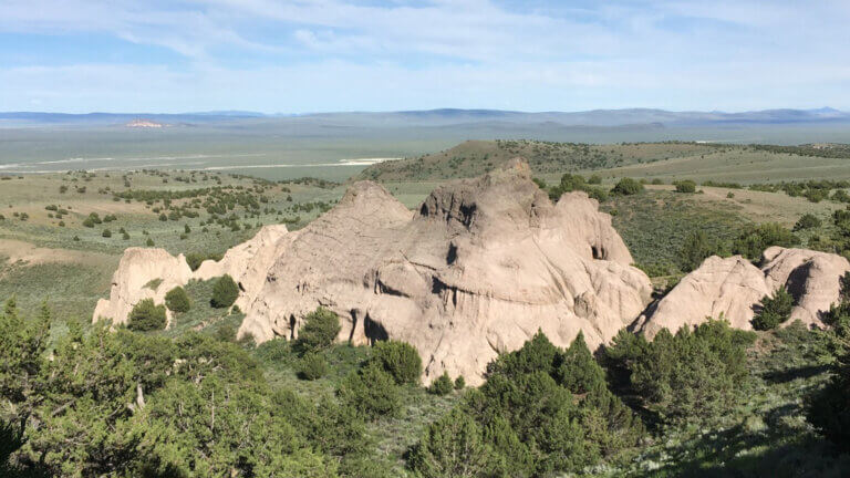 mountains near rockin td ranch