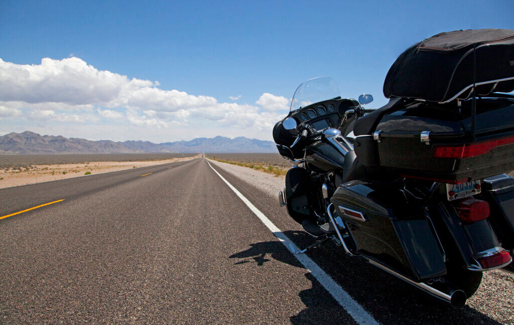 Motorcycle on ET Highway