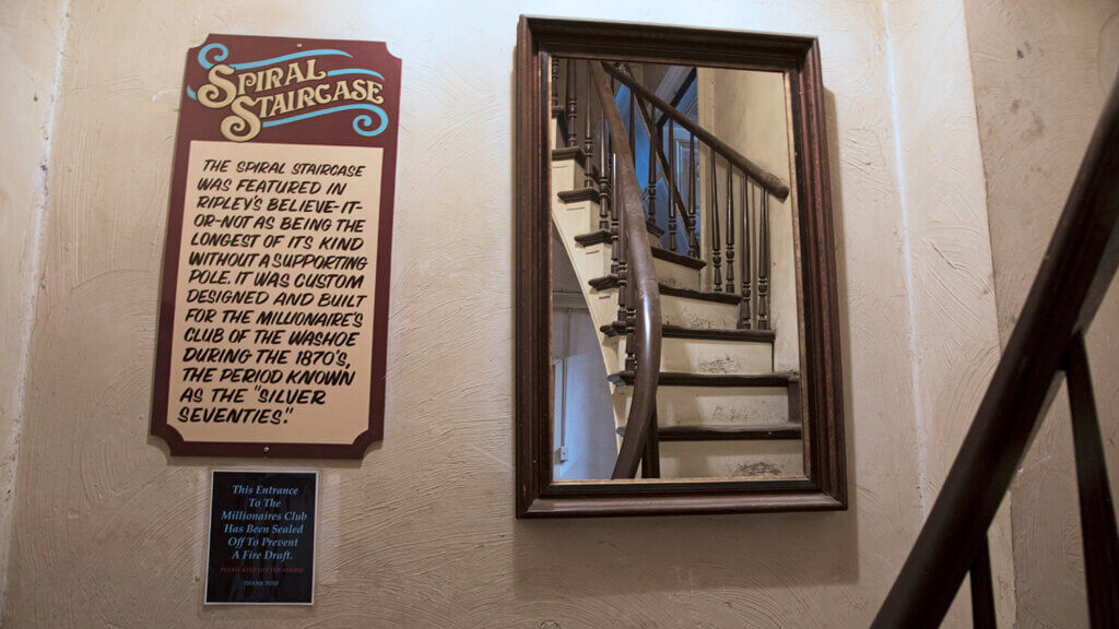 Washoe Club Haunted Staircase