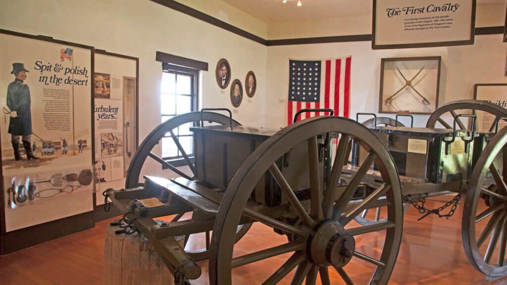 inside Fort Churchill State Historic Park