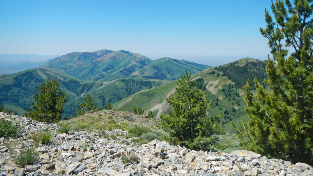view of northeastern nevada terrain