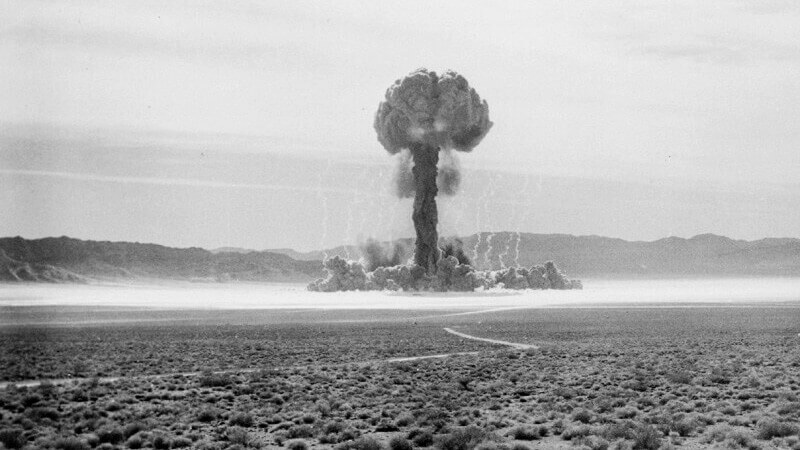 atomic blasts at frenchman flat nevada