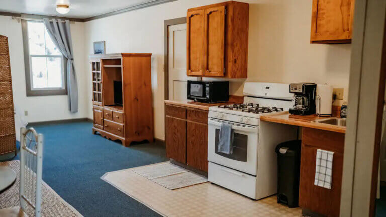 The 1870 Heritage House kitchen