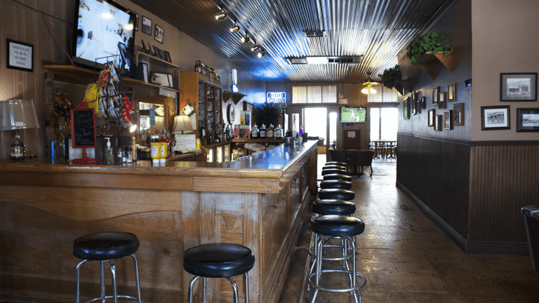 inside the urban cowboy bar and grill