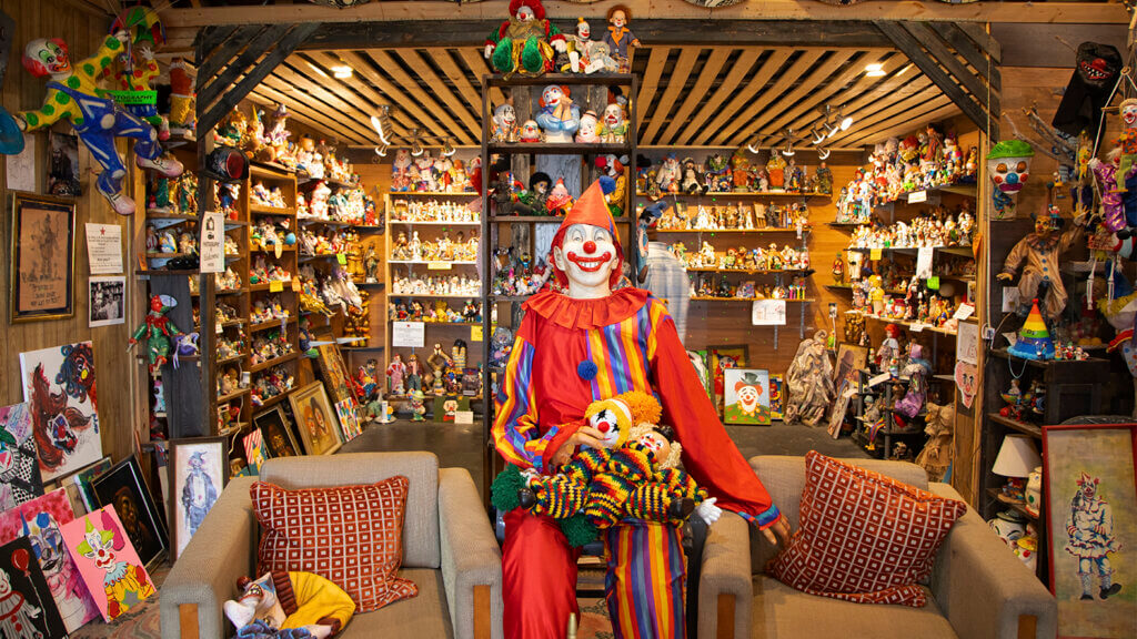 inside The Clown Motel