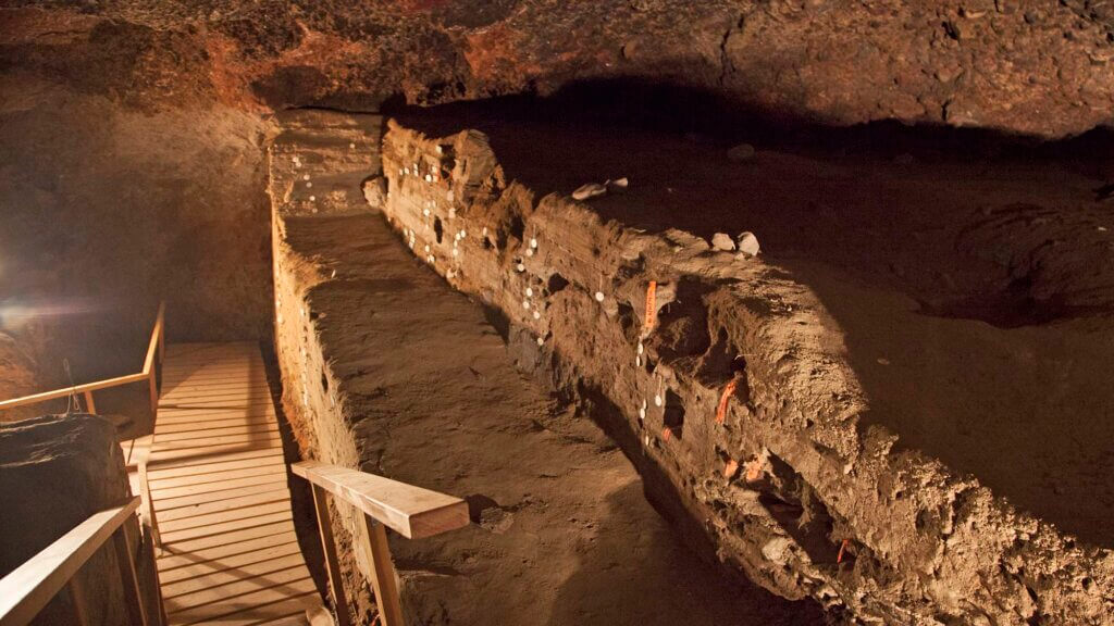 hidden cave archaeological dig