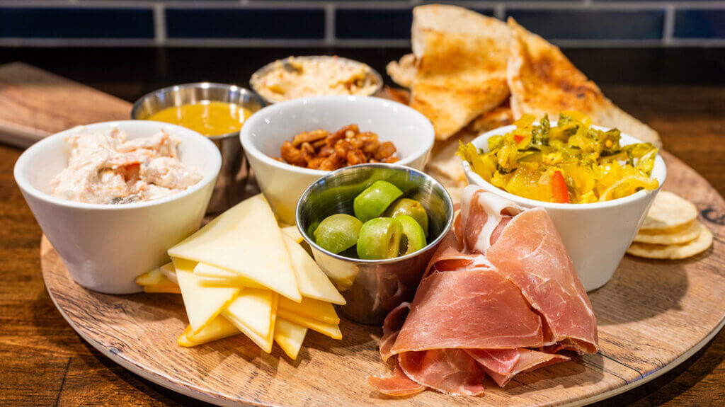 charcuterie platter at nashville social club in carson city nevada