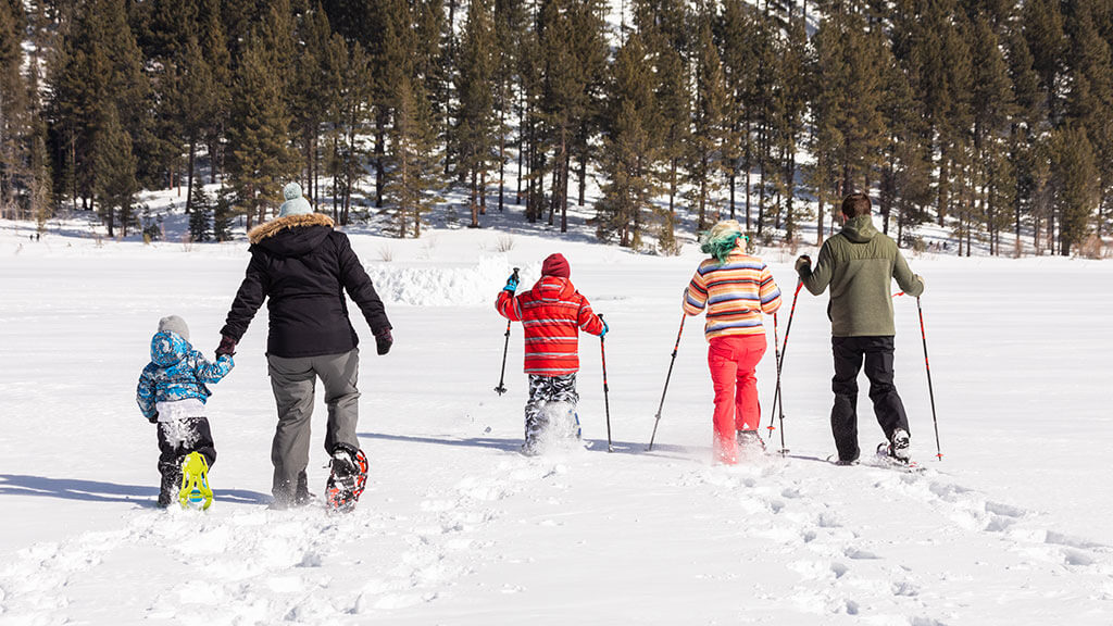 spooner lake and backcountry state park snowshoeing